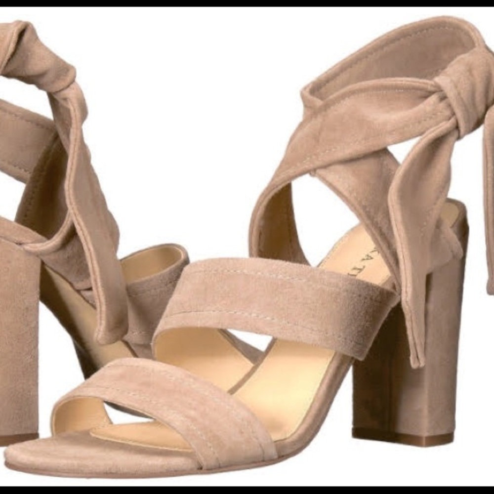 Ivanka Trump Kiffie Ankle Tie High-Heeled Sandals